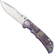 Afbeelding voor Spartan Blades Harsey Folder SF5TEMP 2026 Special Edition Templar, Stonewashed Magnacut, zakmes