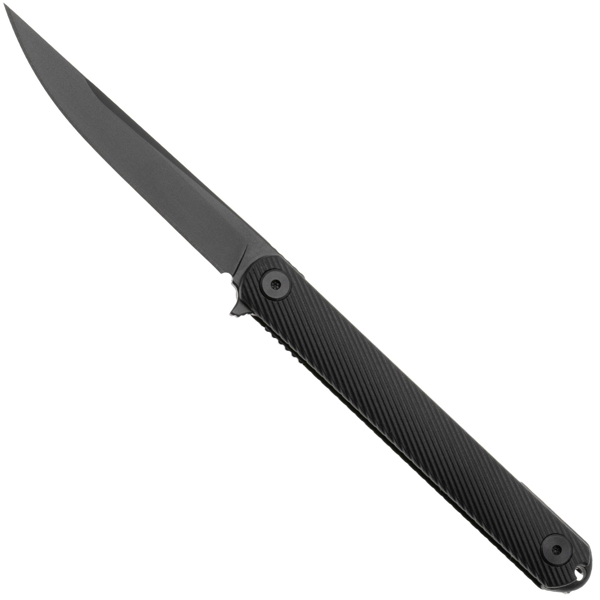 Nóż składany Spartan Blades Nemec Folder SFBL12BK, Black PVD CPM S35VN, Black Sculpted GFN, projekt Ondřej Němec