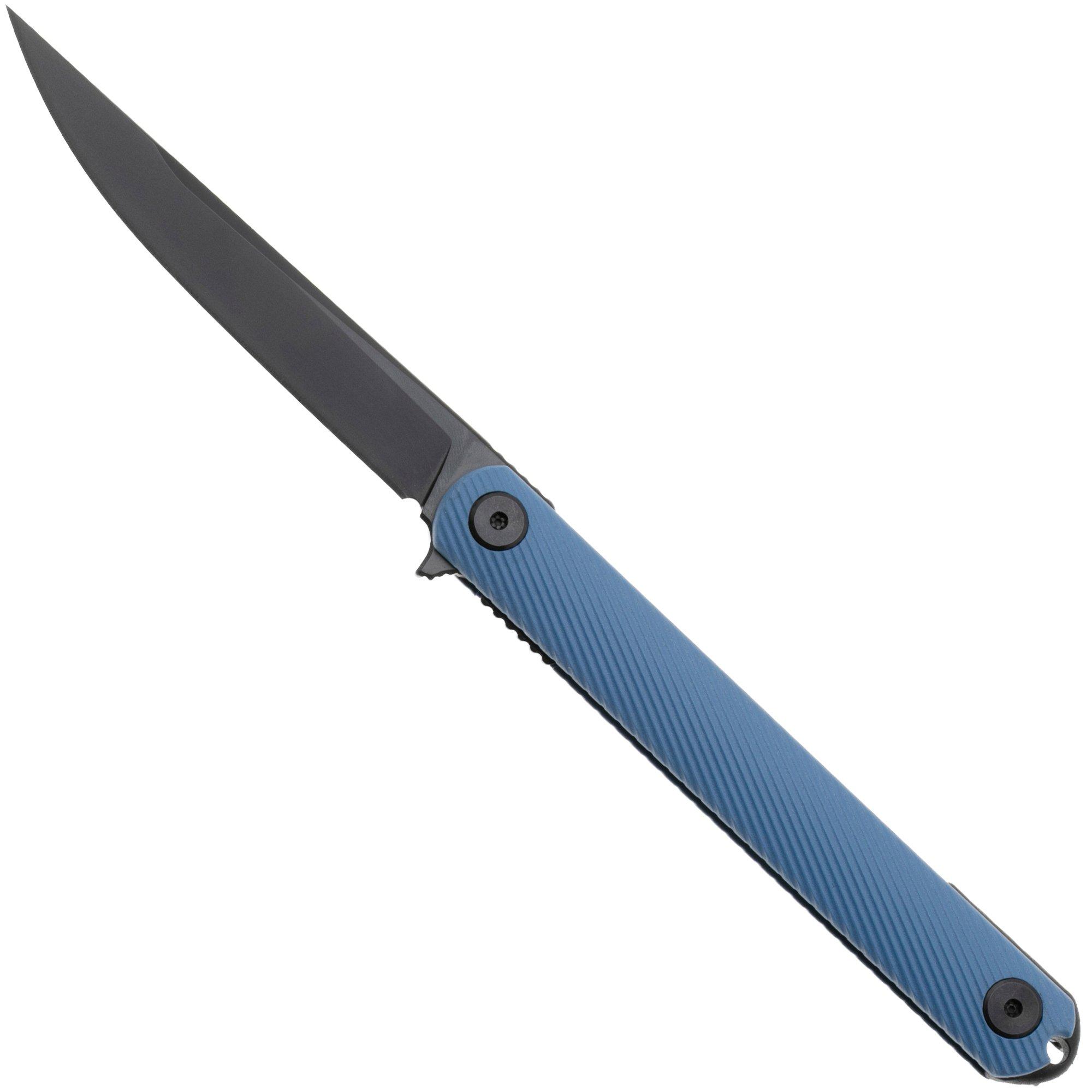 Nóż składany Spartan Blades Nemec Folder SFBL12BL, Black PVD CPM S35VN, Blue Sculpted GFN, projekt Ondřej Němec