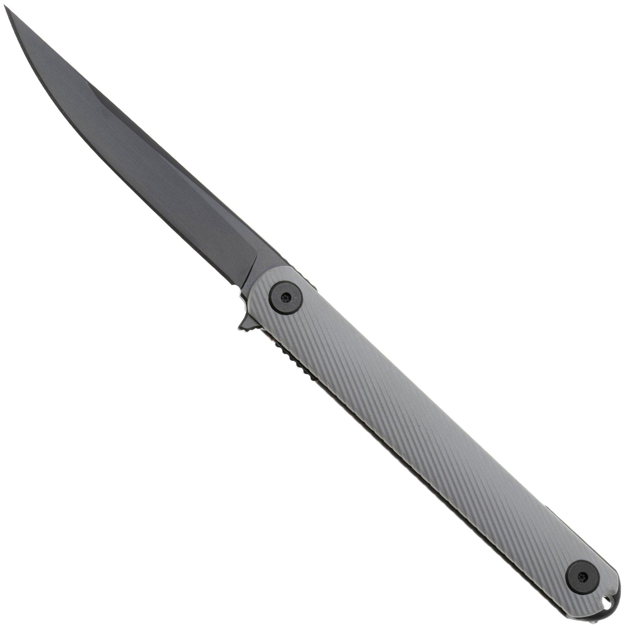 Nóż składany Spartan Blades Nemec Folder SFBL12GY, Black PVD CPM S35VN, Gray Sculpted GFN, projekt Ondřej Němec