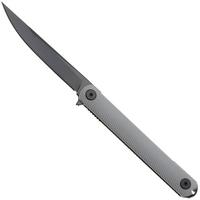 Image for Spartan Blades Nemec Folder SFBL12GY, Black PVD CPM S35VN, Gray Sculpted GFN pocket knife, Ondřej Němec design