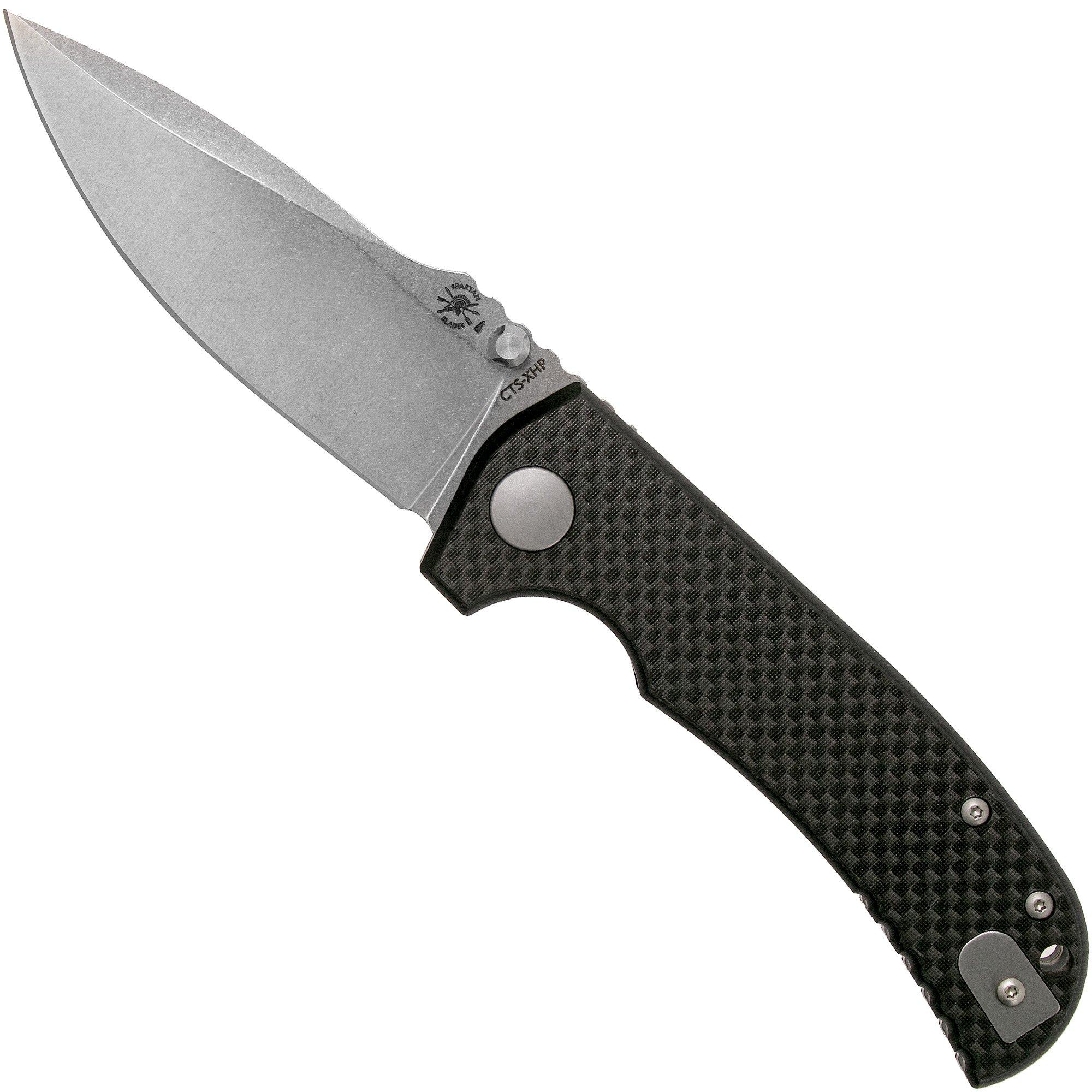 Nóż składany Spartan Blades Astor SFBL8CF Carbon fibre, projekt Les George