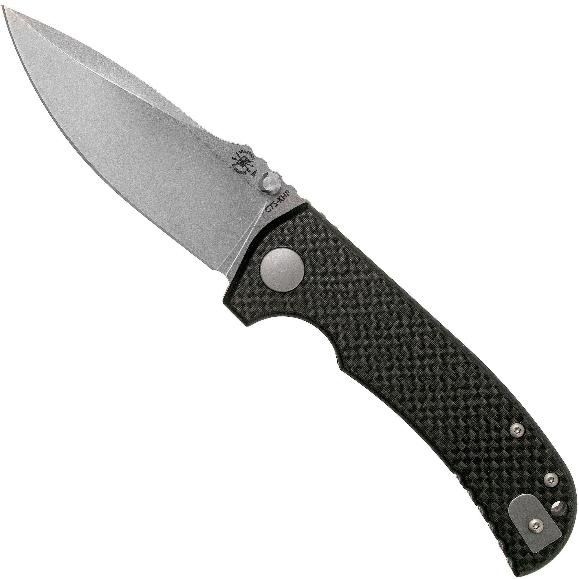 Spartan Blades Talos SFBL7BK Black G10 pocket knife, Bill Harsey design |  Advantageously shopping at Knivesandtools.com