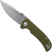 Spartan Blades Astor SFBL8GR Green G10 pocket knife, Les George design