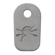 Spartan Blades Spartan Logo Filler Tab Titanium 