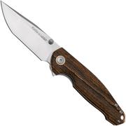 Viper Katla V5985BC Satin Böhler M390, Bocote Wood, couteau de poche, Jesper Voxnaes design