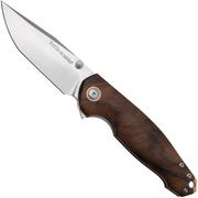 Viper Katla V5985NO Satin Böhler M390, Walnut Wood, pocket knife, Jesper Voxnaes design