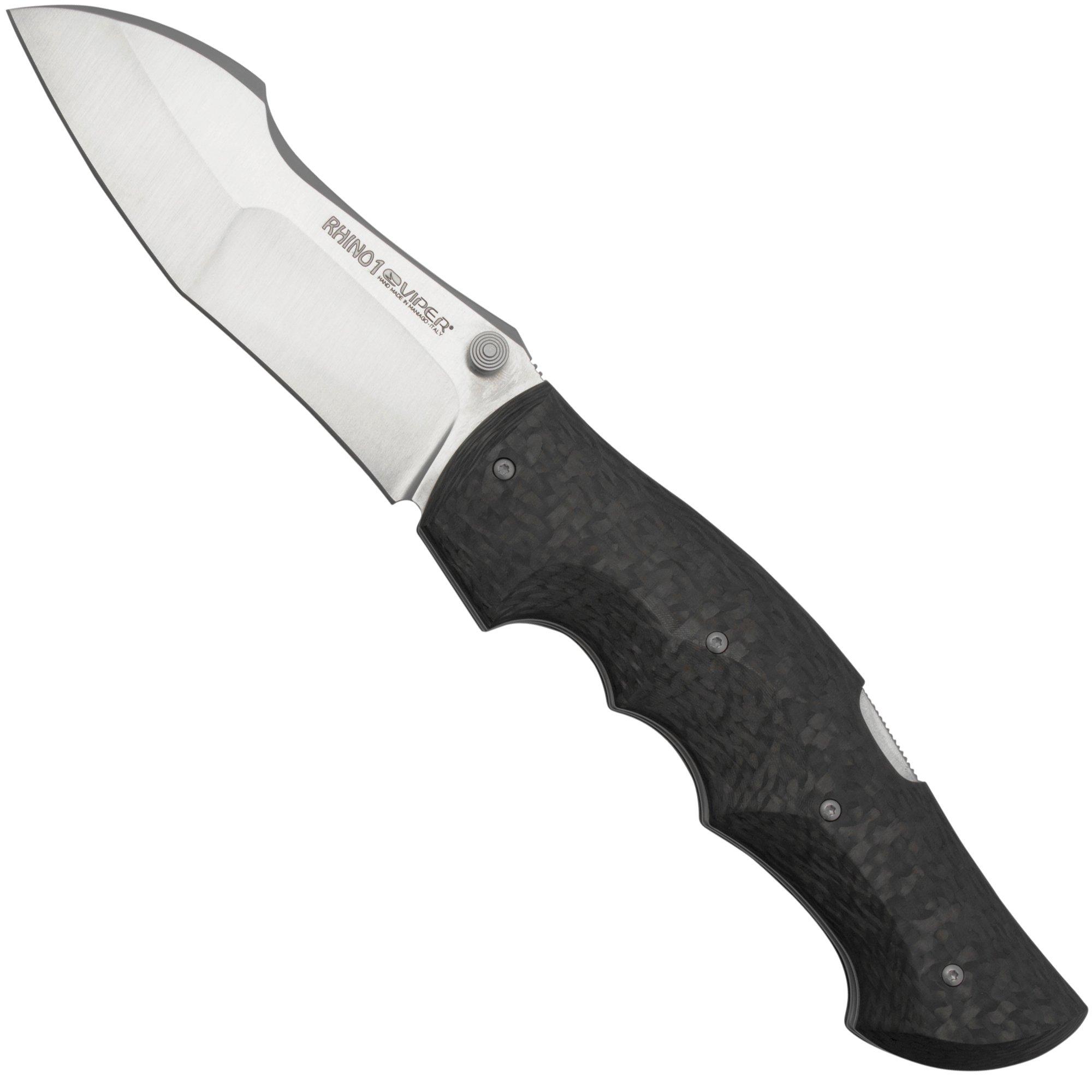 Nóż składany Viper Rhino 1, V5901FC, Satin Elmax, Carbonfiber, projekt Fabrizio Silvestrelli