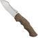 Image pour Viper Rhino 1, V5903IM, Stonewash Elmax, couteau de poche Brown Burlap Micarta, Fabrizio Silvestrelli design