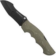 Viper Rhino 1, V5905CV, Blackwash Elmax, Green Canvas Micarta pocket knife, Fabrizio Silvestrelli design