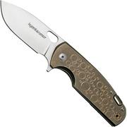 Viper Kyomi V5933RBR, CPM 20CV Satin Bronze Titanium Circle, couteau de poche