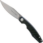 Viper Belone Carbonfiber, blaues Titanium 5970BLFC Taschenmesser, Jesper Voxnaes Design