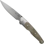 Viper Key V5978CV Bolster Green Canvas Micarta couteau de poche, Jesper Voxnaes design