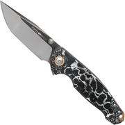 Viper Katla V5980FWS3D 3D White Storm Carbon fibre, diseño Jesper Voxnaes, Knivesandtools Exclusive navaja