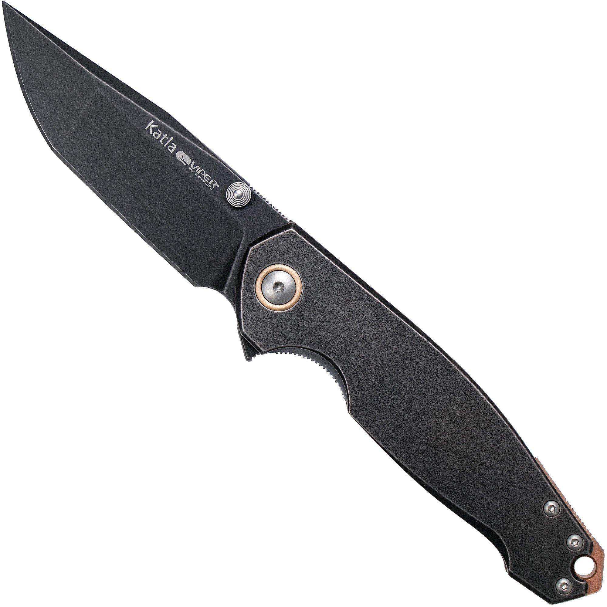 Viper Katla V5984TI Dark Stonewashed, Titanium Taschenmesser, Jesper Voxnaes Design