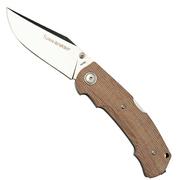 Viper Turn V5988CN Natural Canvas Micarta zakmes, Fabrizio Silvestrelli design