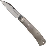 Viper Hug V5990TIG Titanium Geometric pocket knife, Sacha Thiel design
