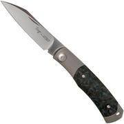 Viper Hug 2 V5994FCB Blue Carbonfiber Taschenmesser, Sacha Thiel Design