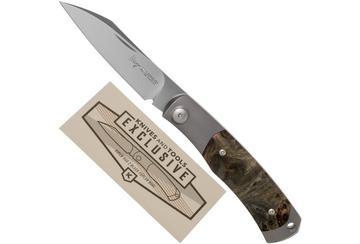 Viper Hug 2 V5994IW Poplar Burl Knivesandtools Exclusive pocket knife, Sacha Thiel design