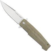 Viper Keeper 2 V6000CG Stone Washed Elmax, Green Canvas Micarta, navaja