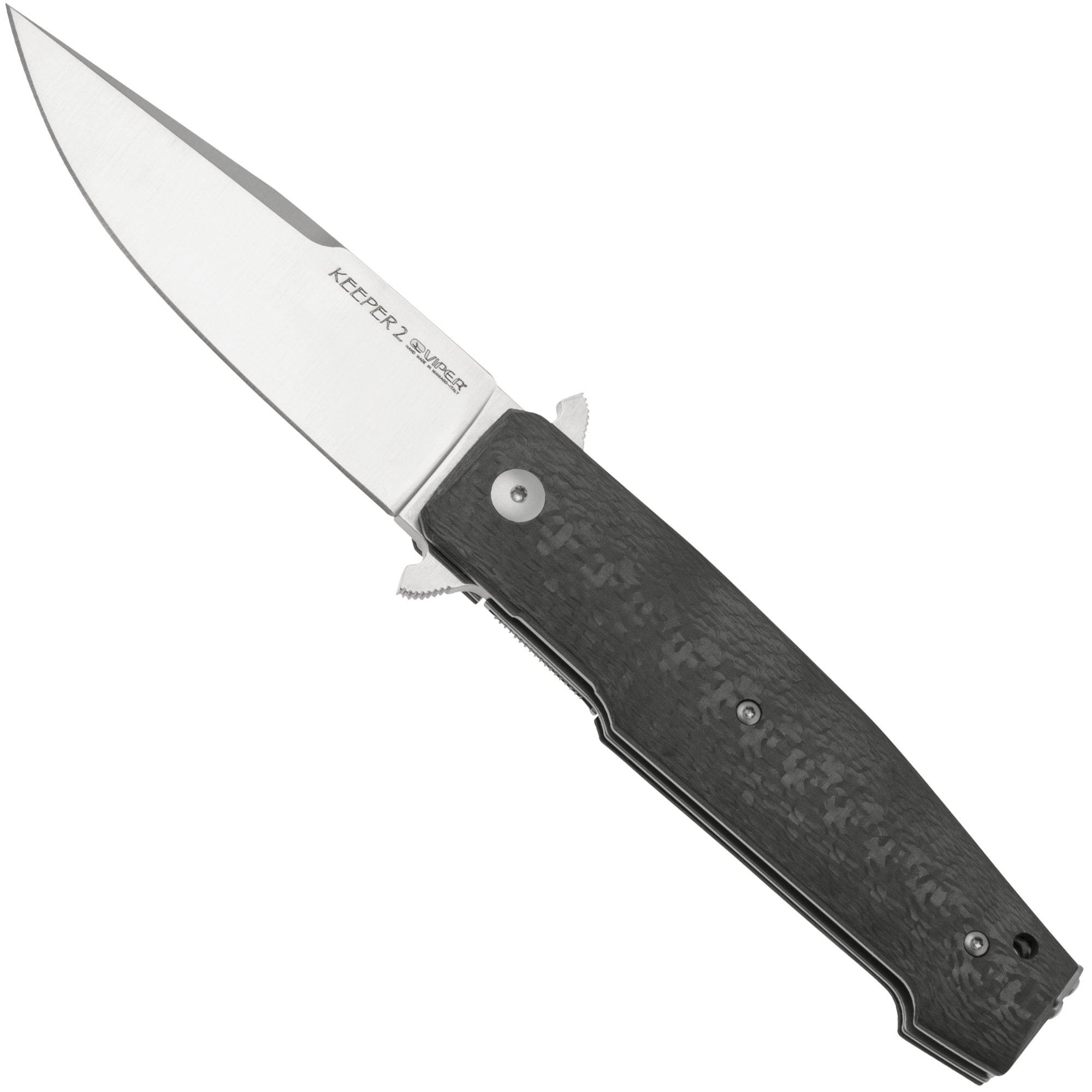 Nóż składany Viper Keeper 2 V6000FC Satin Elmax, Carbon Fiber
