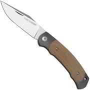 Viper Twin, V6002CN, Satin M390, Natural Canvas Micarta coltello da tasca