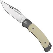 Viper Twin, V6002GI, Satin M390, Ivory G10 coltello da tasca, Fabrizio Silvestrelli design