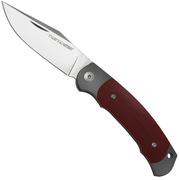 Viper Twin, V6002GR, Satin M390, Red G10 coltello da tasca, Fabrizio Silvestrelli design