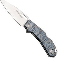 Imagen para Viper Alfa V6020TI3DBL, Satin CPM MagnaCut, Grey/Blue 3D Titanium, navaja, diseño de Simone Tonolli