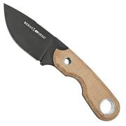 Viper Berus 1 VT4012DCN M390 PVD Black, Natural Canvas Micarta faca fixa, Rumici design