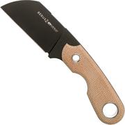 Viper Berus 2 VT4014DCN M390 PVD schwarz, Natural Canvas Micarta feststehendes Messer, Rumici Design