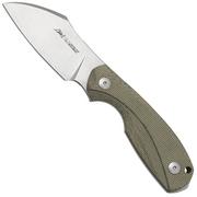 Viper Lille 2, VT4024CG, Stonewash Elmax, Green Canvas Micarta cuchillo fijo, diseño Jesper Voxnaes 