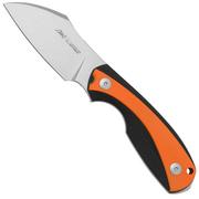 Viper Lille 2, VT4024GBO, Stonewash Elmax, Black & Orange G10 fixed knife, Jesper Voxnaes design