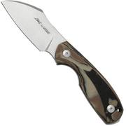 Viper Lille 2, VT4024GBU, Stonewash Elmax, Burl G10 fixed knife, Jesper Voxnaes design