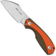 Viper Lille 2, VT4024GGO, Stonewash Elmax, Green & Orange G10 vaststaand mes, Jesper Voxnaes design