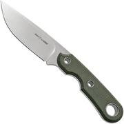 Viper Basic 1 VT4026CB MagnaCut Drop Point Satin, Black Canvas Micarta, faca fixa