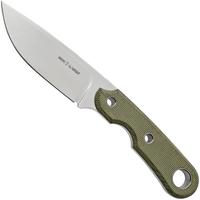 Image for Viper Basic 1 VT4026CG MagnaCut Drop Point Satin, Green Canvas Micarta, fixed knife