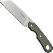 Viper Basic 2 VT4030CB MagnaCut Sheepsfoot Satin, Black Canvas Micarta, feststehendes Messer