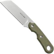 Viper Basic 2 VT4030CG MagnaCut Sheepsfoot Satin, Green Canvas Micarta, cuchillo fijo