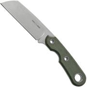 Viper Basic 2 VT4032CB D2 Sheepsfoot Stonewashed Black Canvas Micarta, couteau à lame fixe