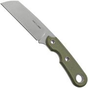 Viper Basic 2 VT4032CG D2 Sheepsfoot Stonewashed, Green Canvas Micarta, faca fixa