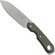 Viper Basic 3 VT4036CB D2 Spear Point Stonewashed, Black Canvas Micarta, feststehendes Messer