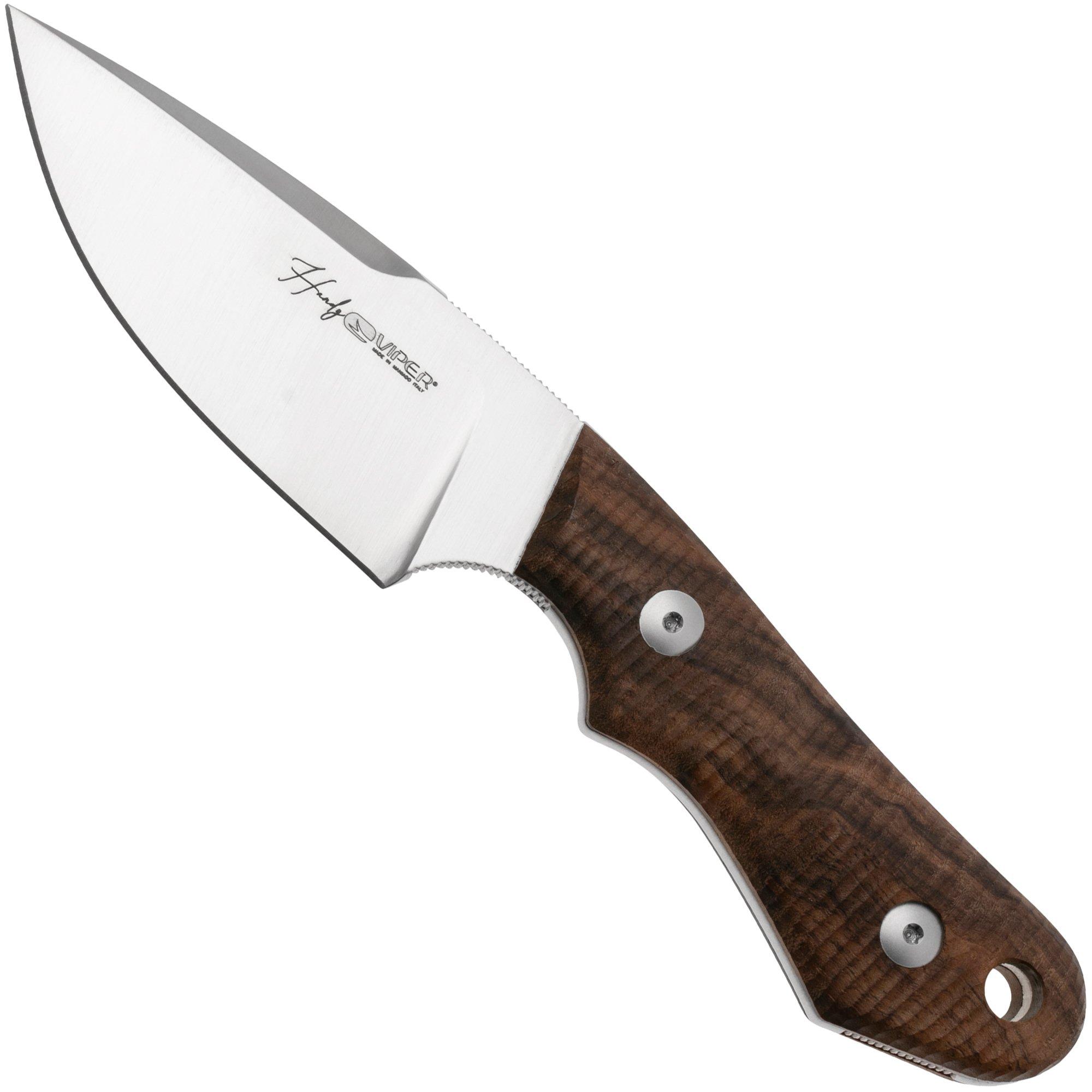 Nóż z głownią stałą Viper Handy VT4038NO Walnut Wood
