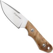 Viper Handy VT4038PI Flamed Poplar Wood, coltello fisso