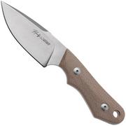 Viper Handy VT4040CN Natural Micarta, vaststaand mes