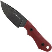 Viper Handy VT4042GR Blackwashed Red G10, cuchillo fijo