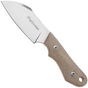 Viper Handy 2 VT4050CN Natural Canvas Micarta, cuchillo fijo