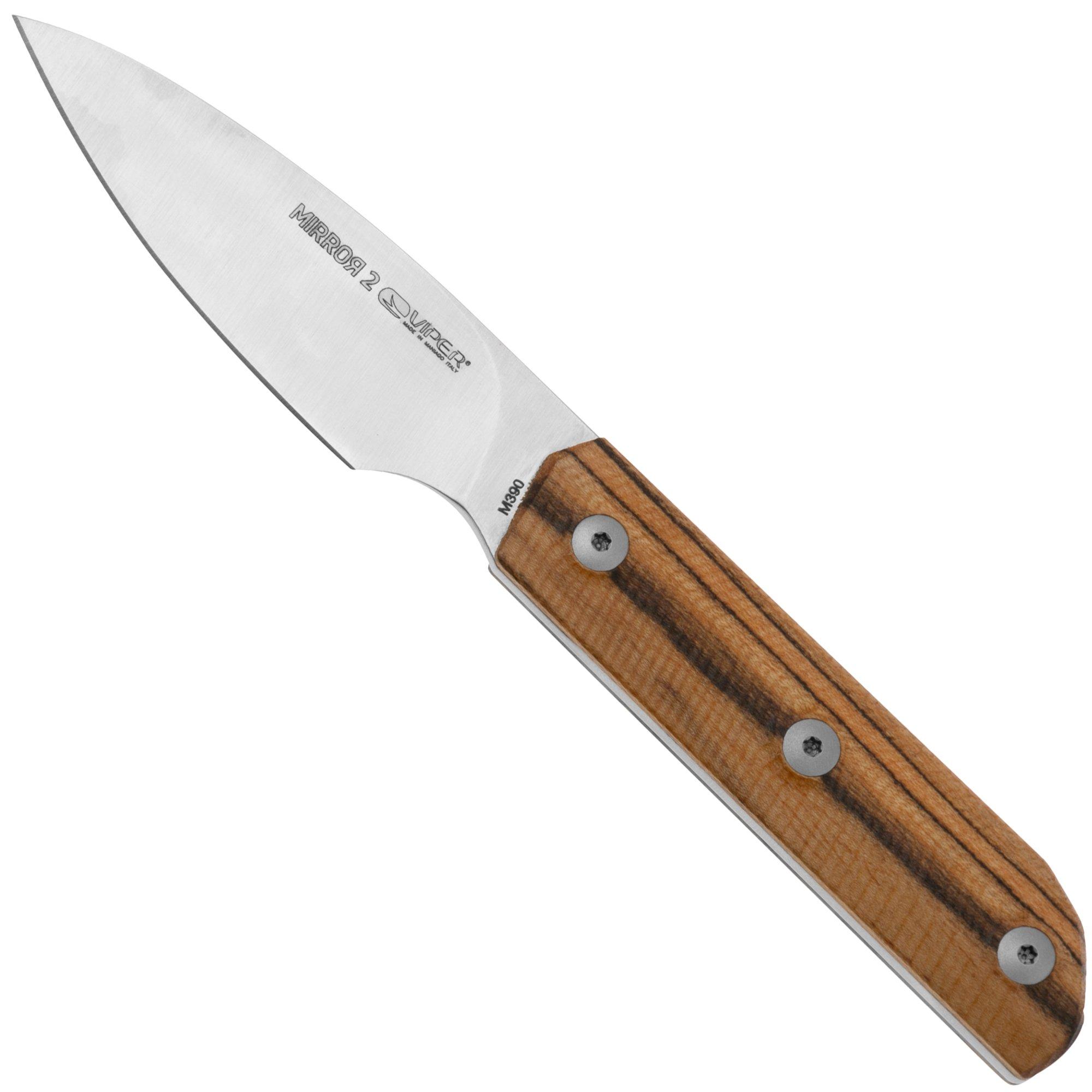 Nóż z głownią stałą Viper Mirror 2 VT4062BC Böhler M390, Bocote Wood