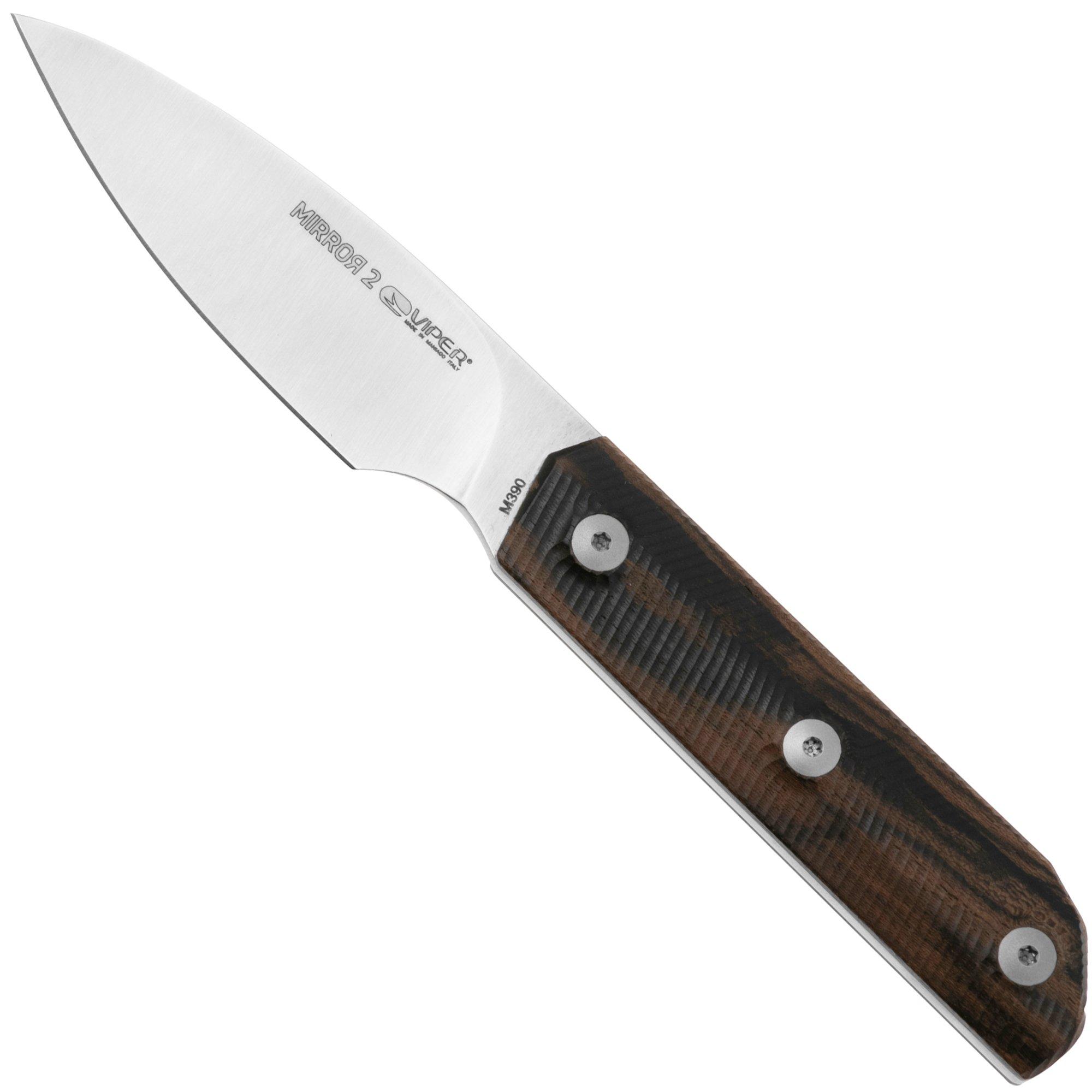 Viper Mirror 2 VT4062ZI Böhler M390, Zircote Wood, Fahrtenmesser