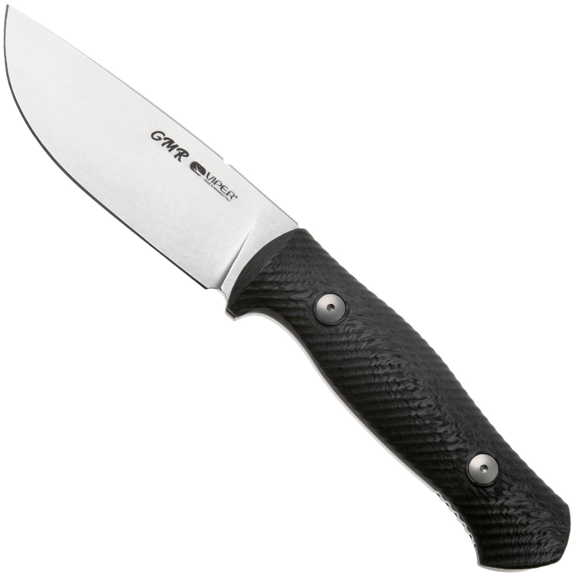 Viper GMR VT4070FCB Stonewashed Hybrid Cryo, Carbon Fiber, fixed knife, Fabrizio Silvestrelli design